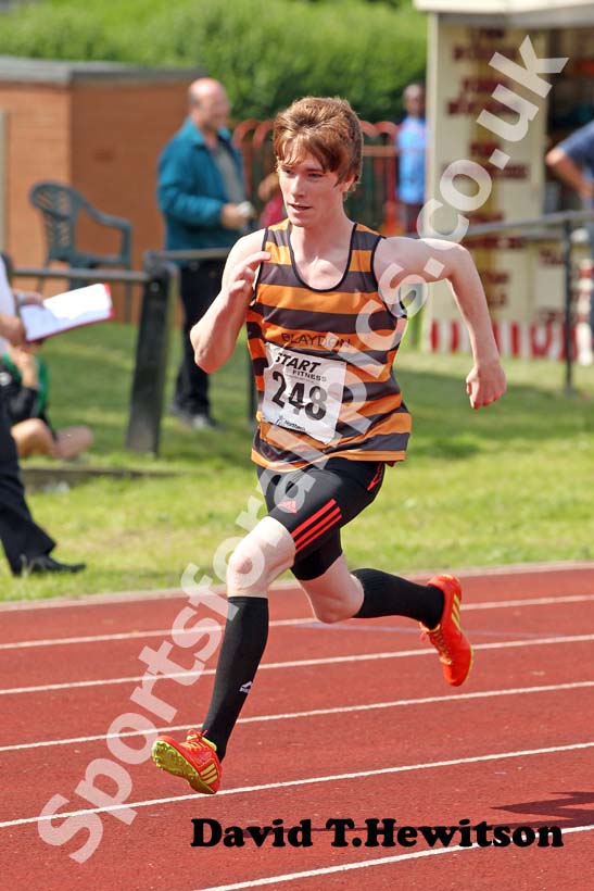 Christopher Milburn, under-17s 400 metres, Northern under-15/17/20s.